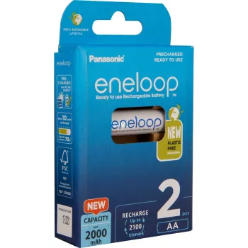 Akkus PANASONIC ENELOOP AA 2000 mAh 2 Stück (BK-3MCDE/2CP)