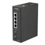 D-Link 6-Port Gigabit Industrial PoE+ Unmanaged Switch mit 2 x SFP Ports