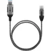 Goobay Ethernet-Kabel USB-A 3.0 auf RJ45 schlank 2 m – verbindet Router, Modem oder (74395)
