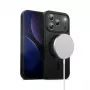 Handyhülle Crong MagSafe für iPhone 17 Pro – Hybrid Schwarz
