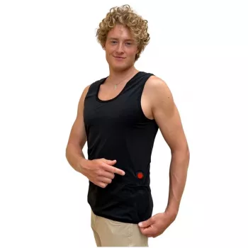 Glovii GV2M Wintersport-Körperschutz Beheizbare Weste Skifahren, Snowboarden Unisex Polyester Schwarz