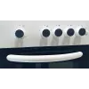 Gasherd MPM MPM-54-KGF-21, 4-Flammen-Kochfeld, 60 cm, Gas, weiß, Energieeffizienzklasse A