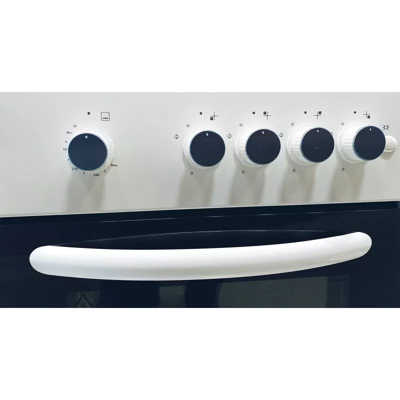 Gasherd MPM MPM-54-KGF-21, 4-Flammen-Kochfeld, 60 cm, Gas, weiß, Energieeffizienzklasse A