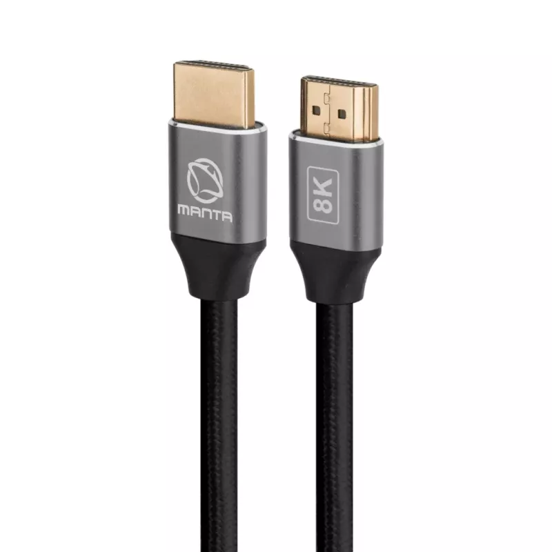 HDMI-Kabel MANTA HDMI-3MC 3 m – unterstützt bis zu 8K-Auflösung