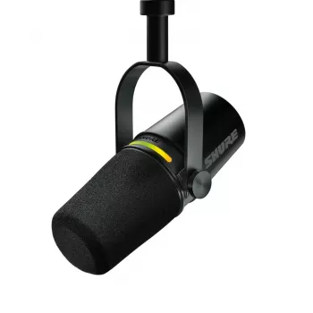 Shure MV7+-K-BNDL - Redner-/Gesangsmikrofon mit XLR/USB-C-Anschluss, schwarz + Tischstativ GATOR