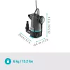 Tauchpumpe GARDENA 09018-47 — 550 W Motor für Wasserentfernung und -umleitung