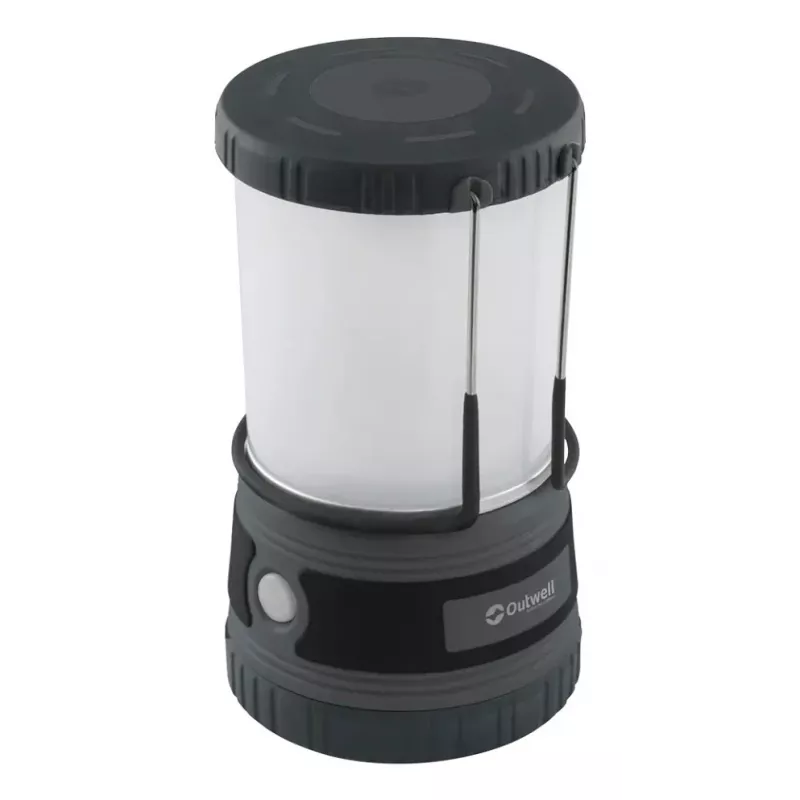 USB-betriebene Campinglaterne Outwell Carnelian DC 1000, LED 1000 lm, 2700 K, Li‑Ion, ABS/Aluminium, 115×115×200 mm