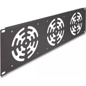 Lüfterpanel DeLOCK 66747 Grau Metall 19 Zoll 133 mm Breite 483 mm Tiefe
