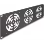 Lüfterpanel DeLOCK 66747 Grau Metall 19 Zoll 133 mm Breite 483 mm Tiefe