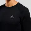Odlo BL TOP Rundhalsausschnitt langarm ACTIVE WARM ECO Herren-T-Shirt, Größe M, schwarz