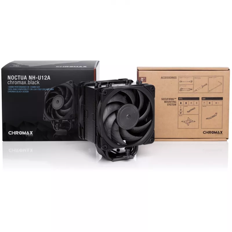 Noctua NH-U12A CHROMAX.Schwarz CPU-Kühler