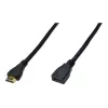 HDMI-Verlängerungskabel Digitus AK-330201-020-S 2m