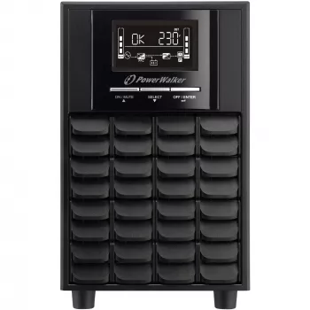 PowerWalker VI 1100 CW Line-Interactive-USV 1100 VA (1,1 kVA), 770 W, 7 Ah, RS-232, USB, Schwarz