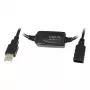 LogiLink UA0143 USB-Kabel USB 2.0 USB-A-Stecker auf Buchse 10,00 m Schwarz