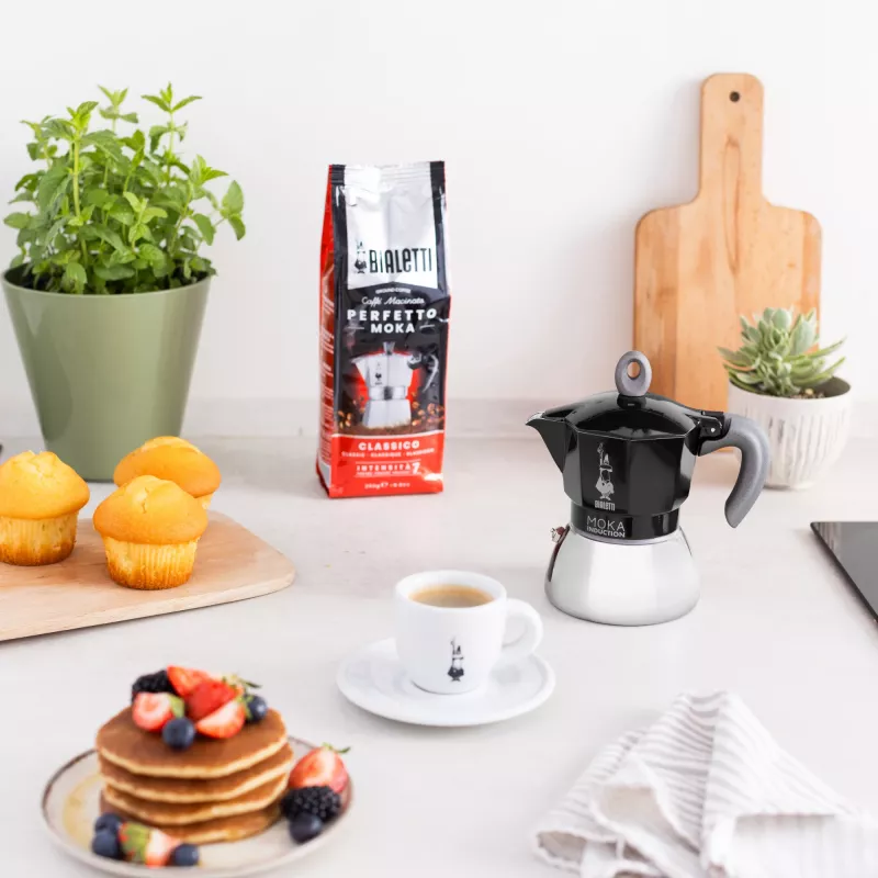Bialetti Moka Induction Moka-Kanne 2 Tassen