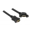 HDMI-Kabel DeLOCK 0,25 m 2xHDMI
