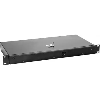 Rack-Schublade Omnitronic KE-1 1U mit Schloss — Omnitronic KE-1 1U Rack-Schublade mit integriertem Schloss