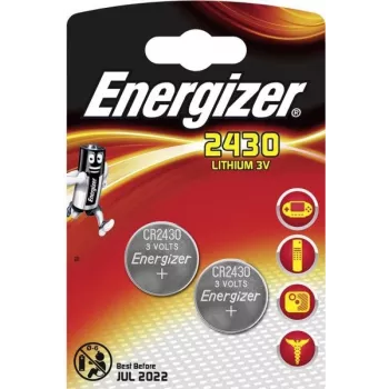 Energizer CR2430 - Lithium - Knopfzelle - CR2430 - Blisterpackung (637991)
