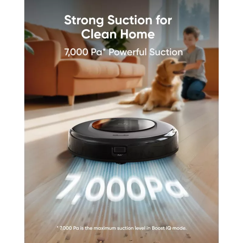 Anker Eufy | Saugroboter mit All-in-One-Station | Omni C20 | Nass&Trocken | 7000 Pa | Grau