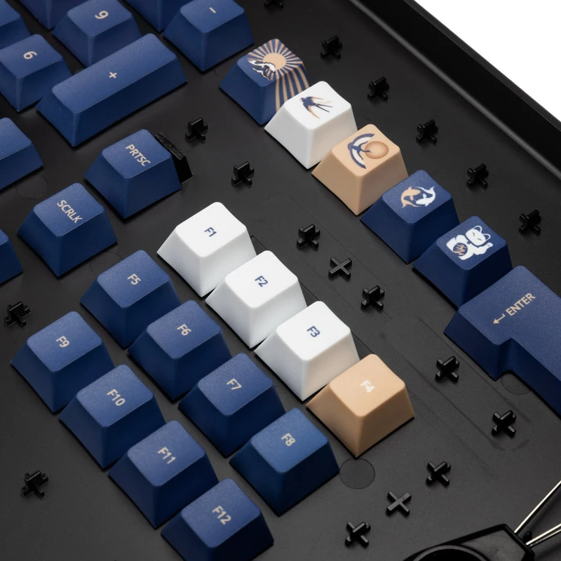 Keycap-Set Traitors UKIYO-E, PBT-Material, UK-Layout (TRDUKI108UK)