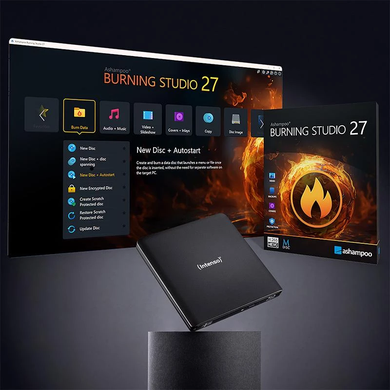 Dvd RW USB3.2 EXT/Schwarz 5401500 Intenso