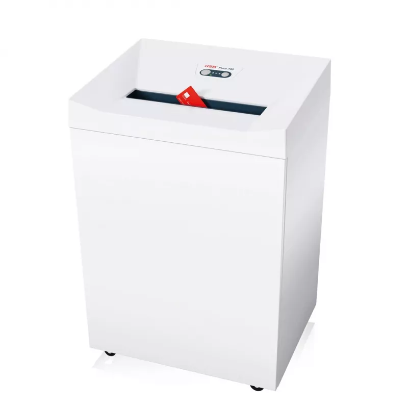 Aktenvernichter HSM Pure 740 Streifenschnitt 3,9 mm, 400 mm Arbeitsbreite, vernichtet CDs und Kreditkarten