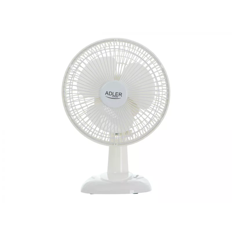 Adler | Ventilator mit Klemme | AD 7317 | Tischventilator | Weiß | Durchmesser 15 cm | Anzahl Geschwindigkeiten 2 | 30 W