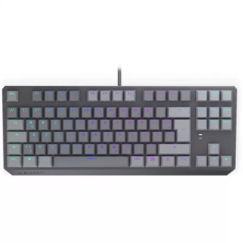 Mechanische Tastatur ENDORFY Thock V2 TKL mit roten Schaltern, Tenkeyless, DE-Layout