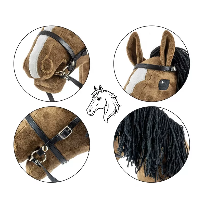 Steckenpferd Hobby Horse Dunkelbraun