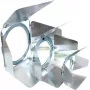 Spot PAR-30 EUROLITE Flügelbegrenzer silber 42103535, Silber-Finish