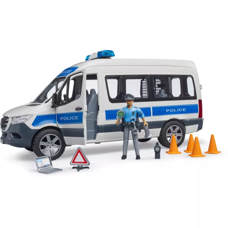 Mercedes-Benz Polizei Sprinter Set mit Figur und Licht-/Soundmodul