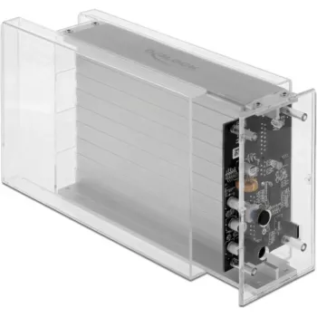 HDD/SSD-Gehäuse DeLOCK 42624 Transparent 2,5/3,5 Zoll