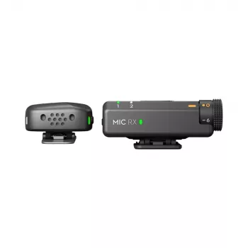DJI Mic Mini Aufsteckbarer Kameraempfänger Schwarz
