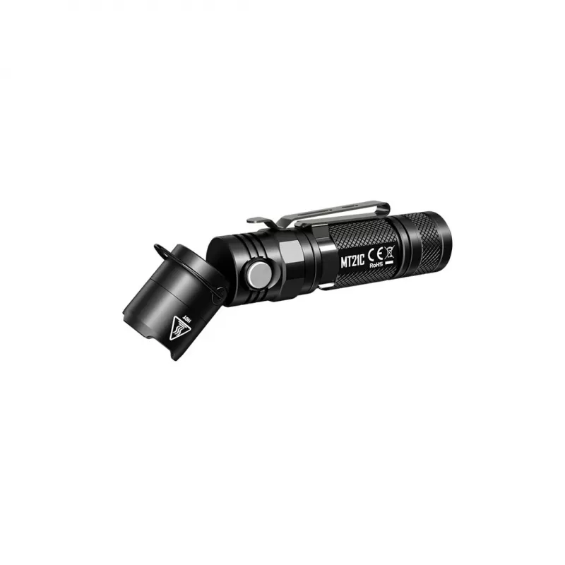 Handtaschenlampe Nitecore MT21C, 1000 lm, 131 mm, 103,5 g, akzeptiert 18650 oder CR123, schwarz