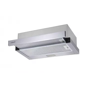 CATA | Dunstabzugshaube | TFB-5160 X | Teleskopisch | Energieeffizienzklasse C | Breite 59,5 cm | 300 m³/h | Mechanisch | CSLED | Edelstahl