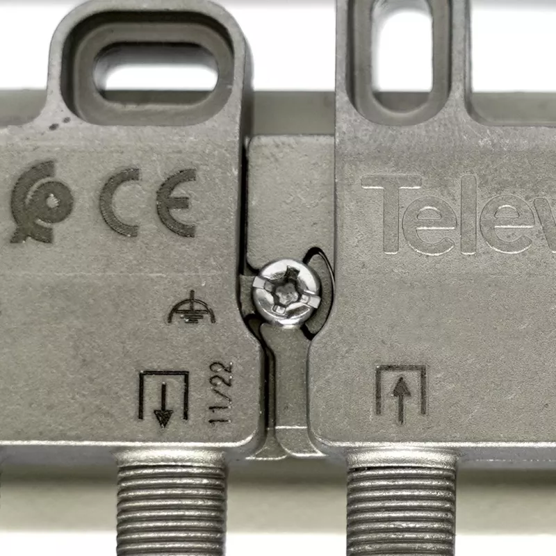 Splitter Televes 6-fach VT612FZ 5–1218 MHz 12 dB