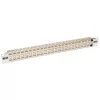 Tripp N254-048-SH-6A 48 Ports 1 HE Rackmontage geschirmtes Cat6a STP Durchgangs-Patchpanel - RJ45 Ethernet - TAA - 10 Gigabit Ethernet - RJ-45 - Cat6a - Silber - Weiß - Rackeinbau