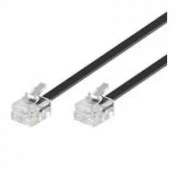 Wentronic Goobay Antennenanschlusskabel, Schwarz, 2,5 m – Koax-Stecker auf Koax-Stecker (68148)