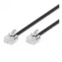 Wentronic Goobay Antennenanschlusskabel, Schwarz, 2,5 m – Koax-Stecker auf Koax-Stecker (68148)