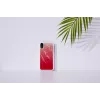 Smartphone-Hülle iKins für iPhone XR – pink lake und weiß
