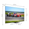 Thomson Q70 Series 55QG7C14 TV 139,7 cm (55) 4K Ultra HD Smart TV Wi-Fi Schwarz 350 cd/m²