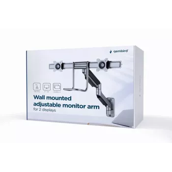 Gembird Verstellbare 2-Display-Wandhalterung 17''-32'' bis 8 kg MA-WA2-02