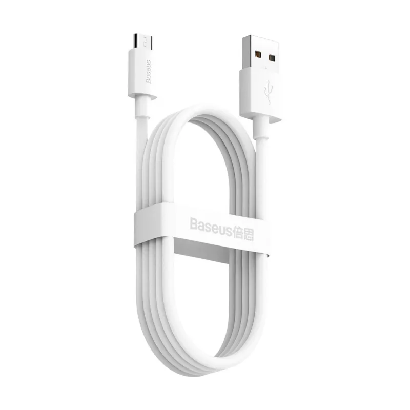 USB-A-auf-Micro-USB-B-Kabel Baseus TZCAMZJ-02 1,5 m Weiß