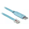 Delock Adapter USB 2.0 Typ-A Stecker auf Seriell RS-232 RJ45 Stecker 2m blau