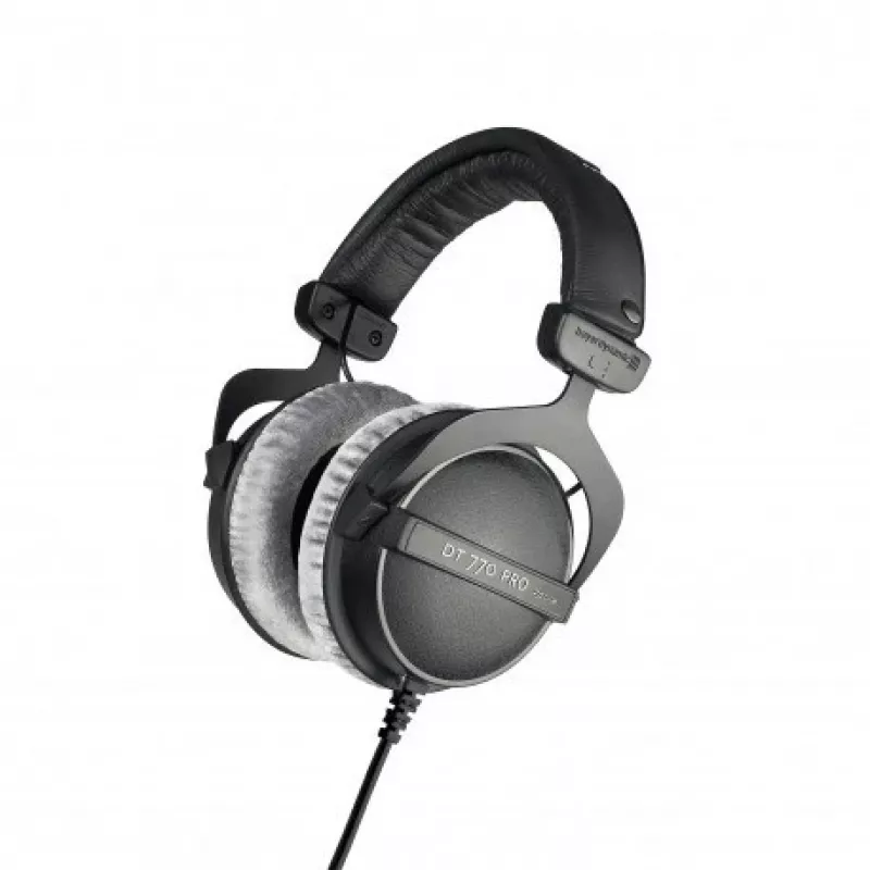 Studio-Kopfhörer Beyerdynamic DT 770 PRO 80Ω — geschlossen, ohrumschließend, 5–35000 Hz, 96 dB, 3,5 mm, vergoldeter Stecker