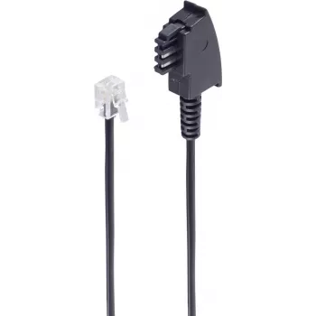 Telefonkabel ShiverPeaks BS70003 3 m Schwarz
