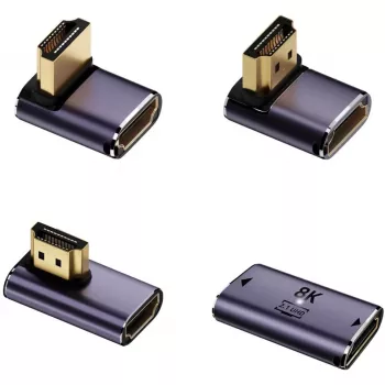 HDMI-Typ-A-auf-HDMI-Typ-A-Kabeladapter 4smarts 541489, Grau, 4 Stück, 40 g