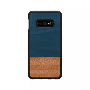 Smartphone-Hülle man and wood für Galaxy S10e — Denim Schwarz Schutzhülle