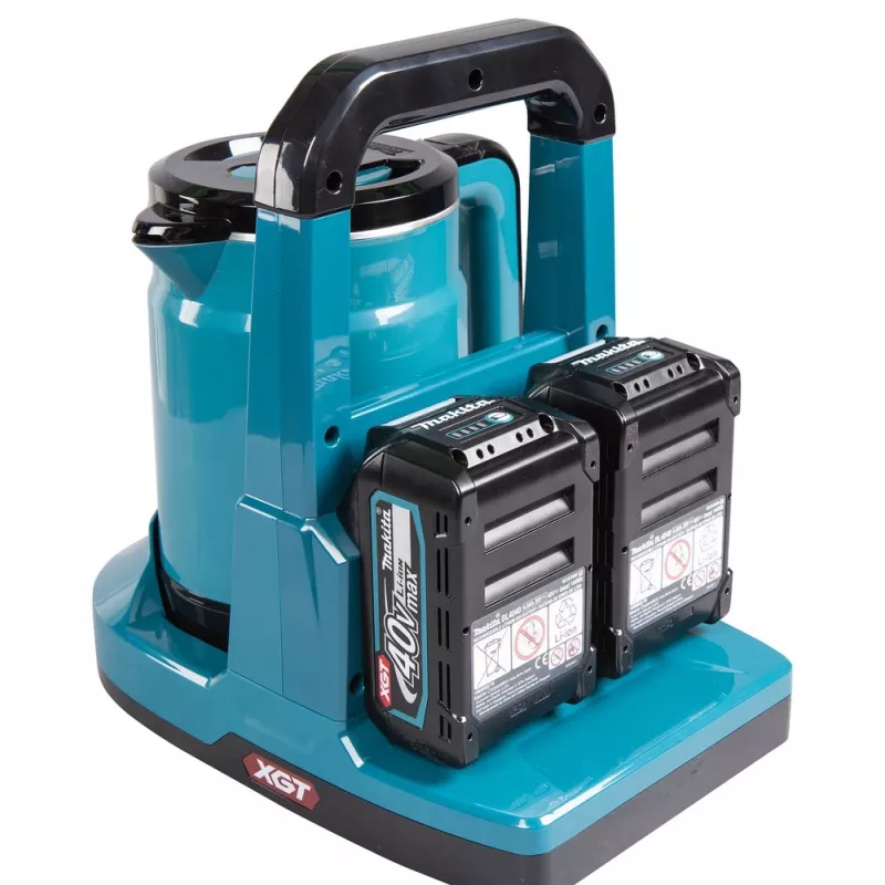 Makita KT001GZ Elektro-Wasserkocher 0,8 L Schwarz, Blau