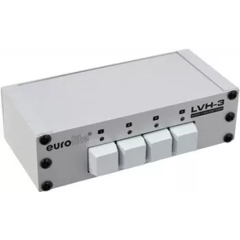 Composite Switch EUROLITE LVH-3 LED-Anzeige Metallgehäuse — LED-Anzeige-Controller, Metallgehäuse